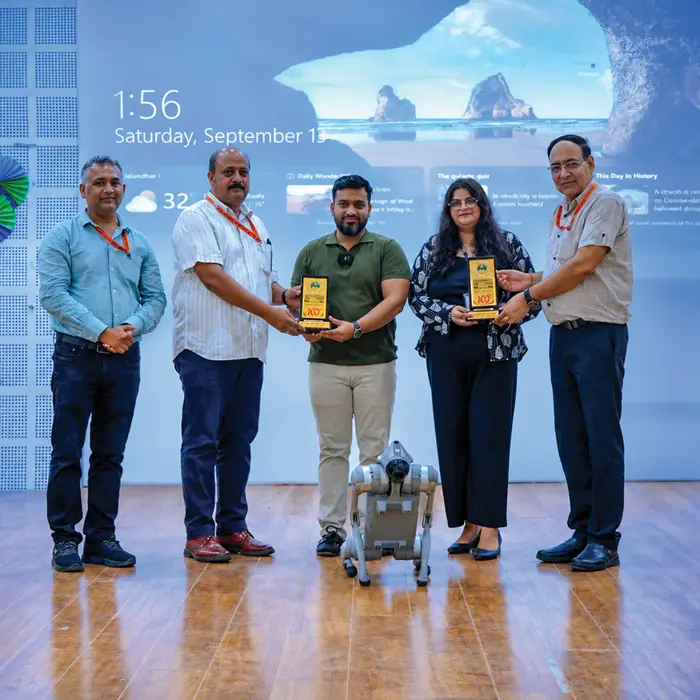 Mementos presented to the techcadd team at a college event