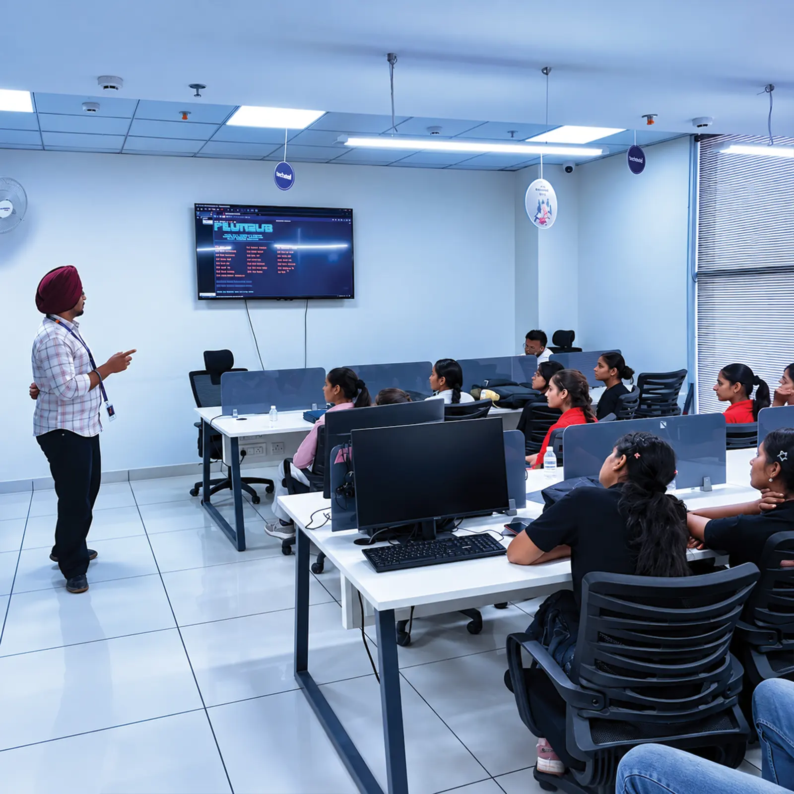 The techcadd training team at the Ludhiana campus